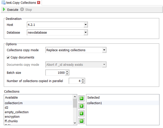 Copy Collection tool